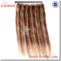 Human Hair Extension Clip on Hair